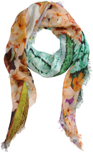 Mary Katrantzou Balalaika Green Scarf