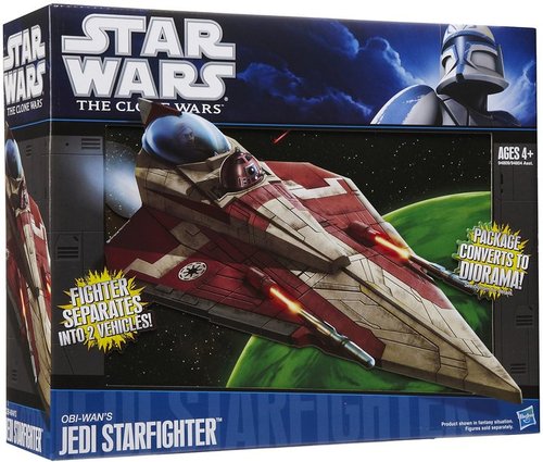 Hasbro Star Wars The Clone Wars Obi-Wan's Jedi Starfighter