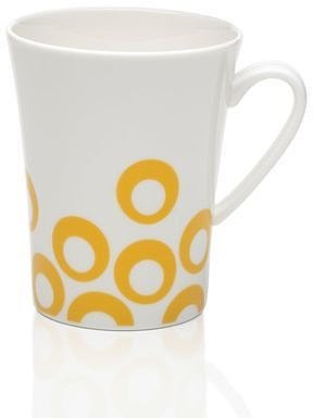 Circle Chic Yellow Mug