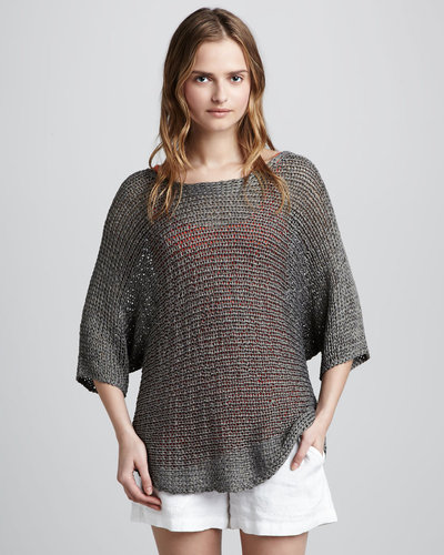 Vince Metallic Knit Sweater