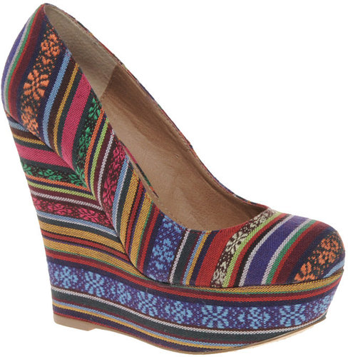 Steve Madden Pammy High Wedge Court Shoes