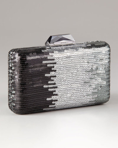 Kotur Espey Ombre Sequin Mini Box Clutch With Drop In Chain