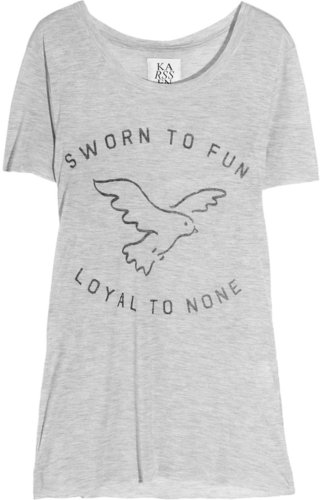 Zoe Karssen Sworn To Fun Loyal To None jersey T-shirt