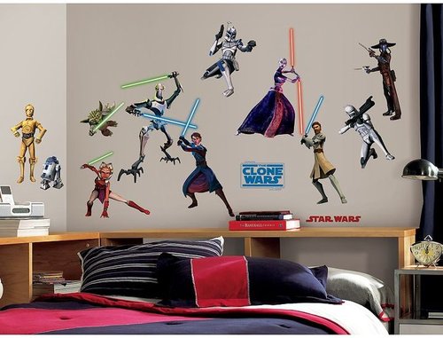 Star wars the clone wars wall stickers