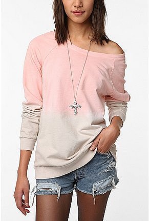 Mouchette Dip Dye Pullover Sweatshirt