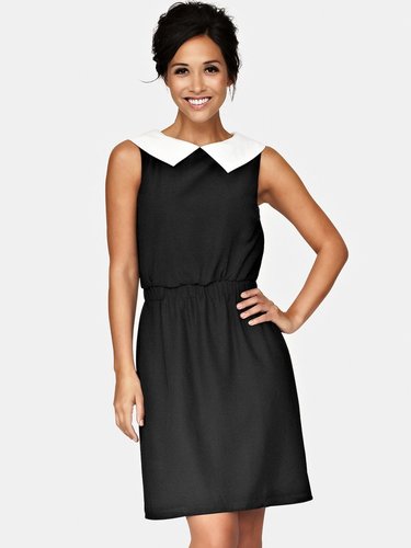 Myleene Klass Contrast Collar Shift Dress