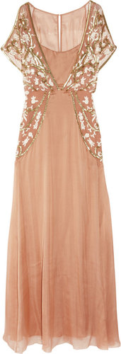 Temperley London Sefarina embellished silk gown