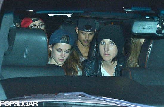 Kristen Stewart, Taylor Lautner, and Katy Perry's assistant, Tamra Natisin, piled into a car together.
Kristen Stewart, Taylor Lautner, and Katy Perry's assistant, Tamra Natisin, piled into a car together.