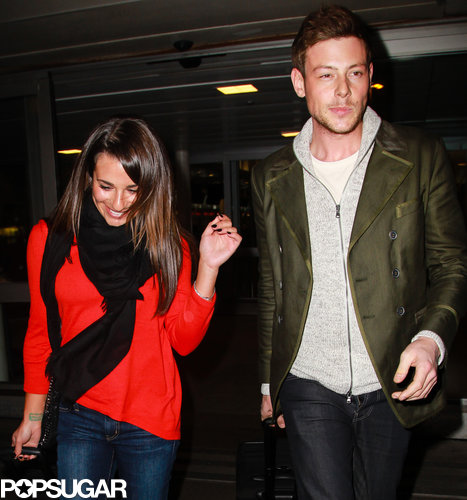 Lea Michele and Cory Monteith stepped out side by side.
Lea Michele and Cory Monteith stepped out side by side.