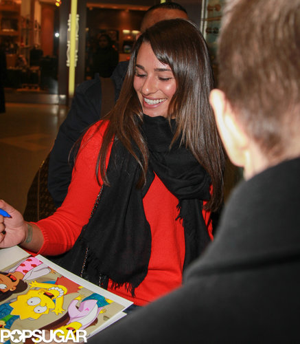 Lea Michele and Cory Monteith Land in NYC Hand in Hand Lea Michele and Cory Monteith Land in NYC Hand in Hand