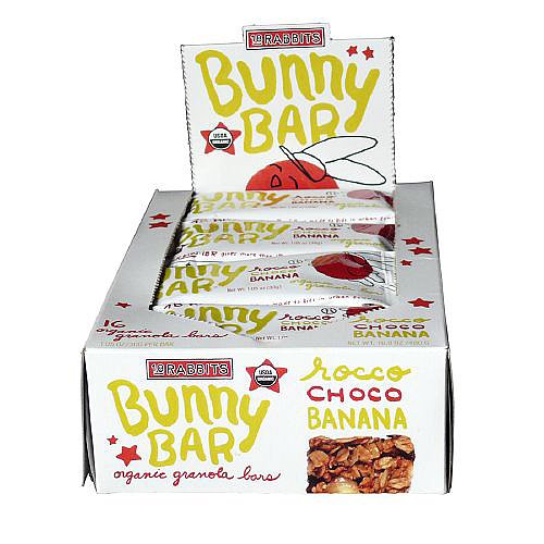 18 Rabbits Bunny Bar Rocco Choco Banana Organic Granola Bars 18 Rabbits Bunny Bar Rocco Choco Banana Organic Granola Bars