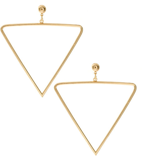 ASOS Open Triangle Drop Earrings