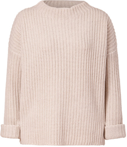 Vince Ivory Yak-Wool Crew Neck Pullover