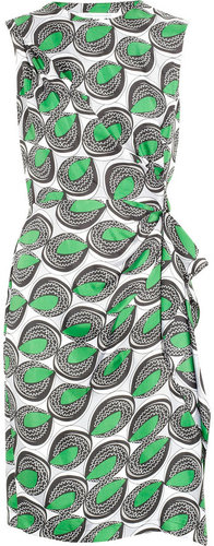 Diane von Furstenberg Talba printed silk dress