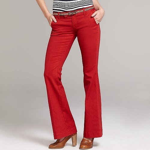 Tommy Hilfiger Women's Flare Leg Jean - Red Wash