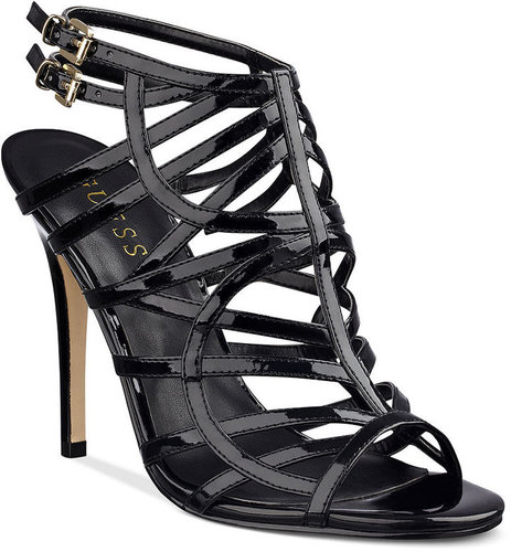 GUESS Women's Shoes, Harlen Strappy Evening Sandals