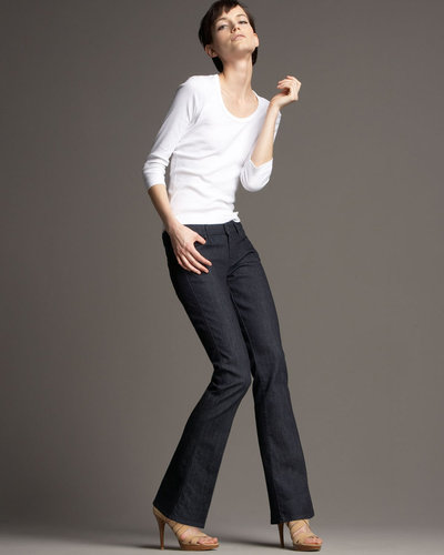 7 For All Mankind Lexie "A" Pocket Rinse Jeans, Petite