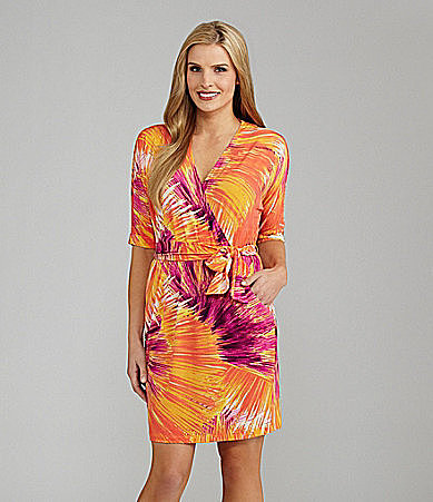 Maggy London Printed Jersey Dress