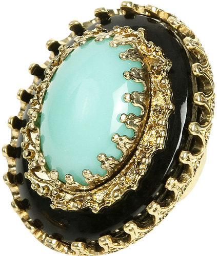 Embellished Two Stone Ring