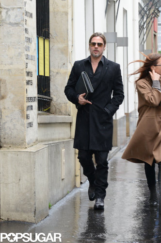 Brad Pitt Celebrates His Wine Success in Paris! Brad Pitt Celebrates His Wine Success in Paris!
