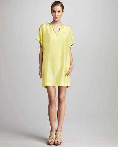 KAS New York Fifi Silk Shift Dress