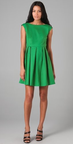Shoshanna Boat Neck Party Dress
