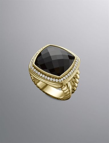 Albion Ring, Black Onyx, 17mm