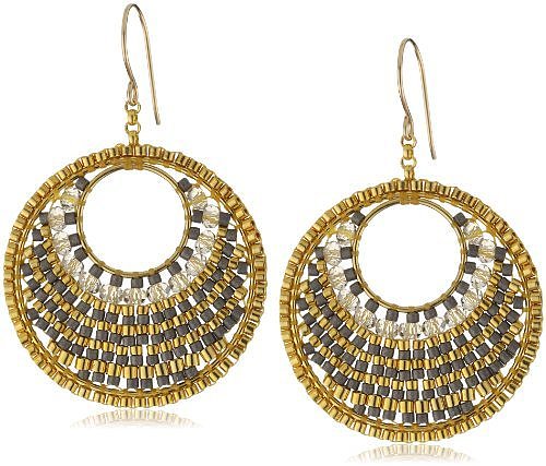 Miguel Ases Multi-Metallic Bead 14k Gold Filled Centric Earrings