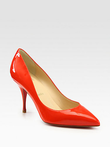 Christian Louboutin Piou Piou Patent Leather Point Toe Pumps