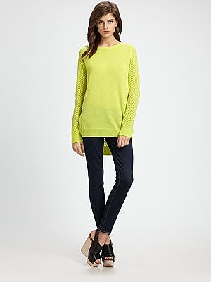 Alesky Semi-Sheer Wool Sweater
