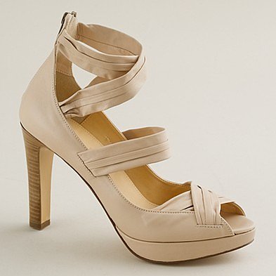 Sevigne washed leather heels