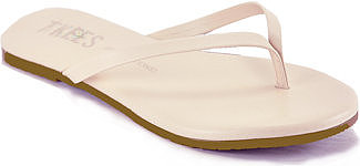 TKEES - Foundations - Seashell Leather Thong Sandal