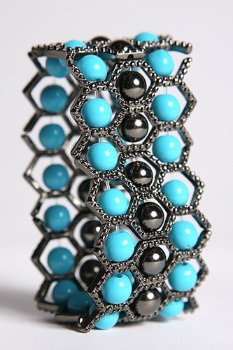 Turquoise Lattice Bracelet