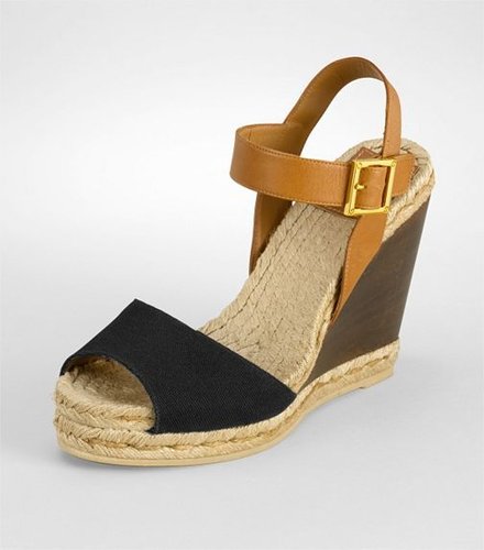 Wood Wedge Espadrille