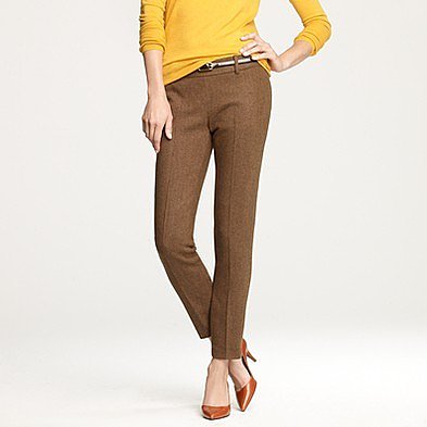 Minnie pant in wool herringbone