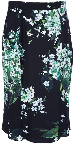 Dolce & Gabbana floral print pencil skirt