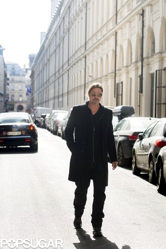 Brad Pitt Celebrates His Wine Success in Paris! Brad Pitt Celebrates His Wine Success in Paris!