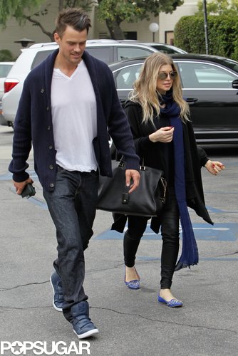 Fergie and Josh Ditch the Green on St. Patrick's Day Fergie and Josh Ditch the Green on St. Patrick's Day