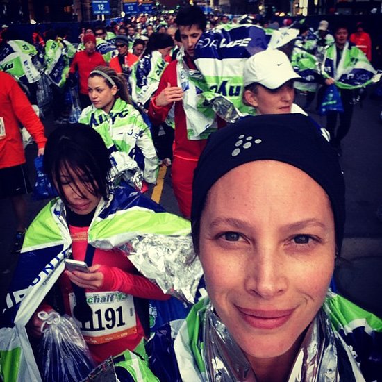 Christy Turlington ran a half-marathon in NYC on St. Patrick's Day.
Source: Instagram user CTurlington
Christy Turlington ran a half-marathon in NYC on St. Patrick's Day.
Source: Instagram user CTurlington