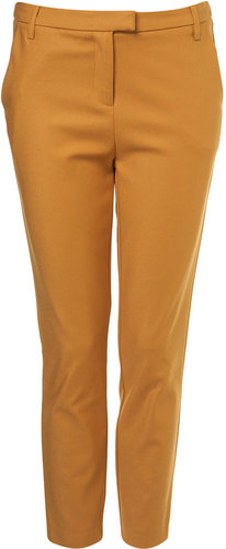 Mustard Ankle Grazer Trousers