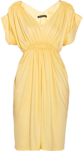 ALLDRESSEDUP Gathered jersey dress