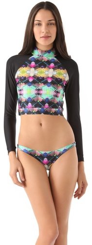 Zimmermann The Vase Crop Rashie Top
