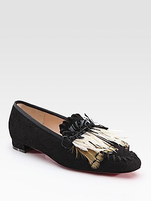 Croc Woodoo Suede Smoking Slippers