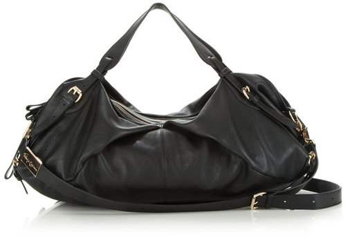 Bridle Duffle In Soft Leather In Black