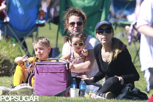 Britney Spears Goes Into Soccer-Mom Mode With Her Little Ones Britney Spears Goes Into Soccer-Mom Mode With Her Little Ones