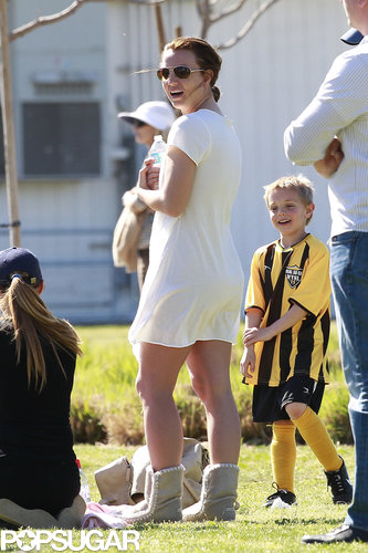 Britney Spears Goes Into Soccer-Mom Mode With Her Little Ones Britney Spears Goes Into Soccer-Mom Mode With Her Little Ones