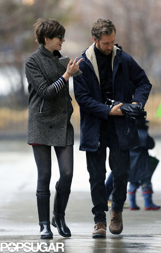 Anne and Adam Couple Up For a Rainy Coffee Date Anne and Adam Couple Up For a Rainy Coffee Date