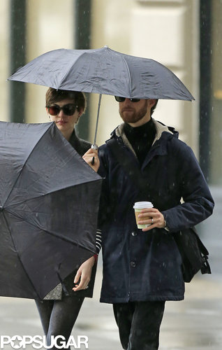 Anne and Adam Couple Up For a Rainy Coffee Date Anne and Adam Couple Up For a Rainy Coffee Date
