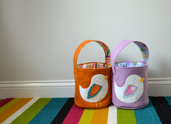 Custom Wool Felt Easter Basket