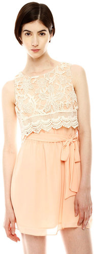 Under Skies Layered Lace Dress